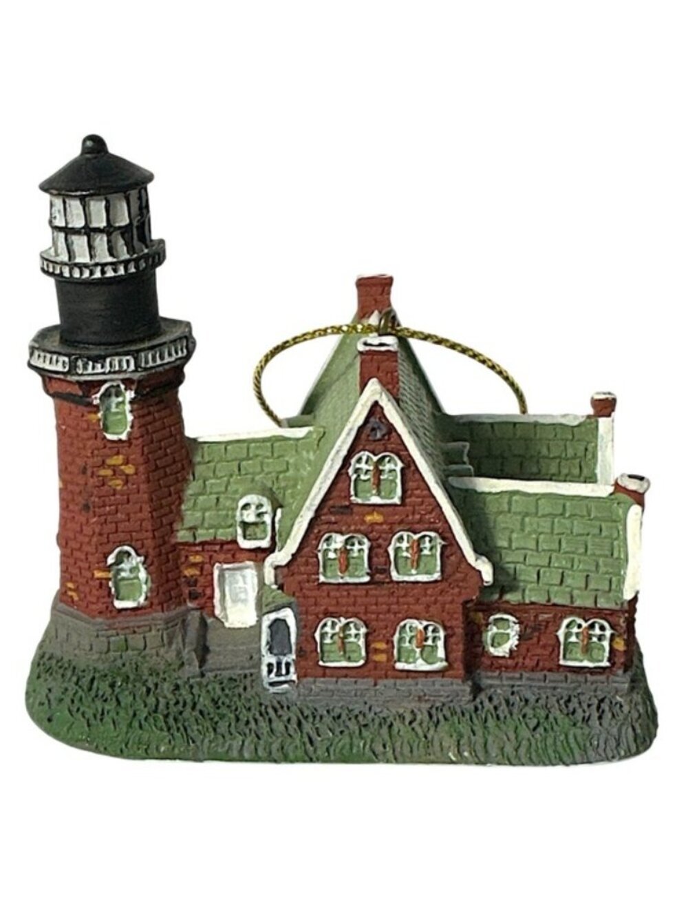 Block Island RI Lighthouse Vintage Lefton Ornament 2002 Collectible - Picture 2 of 14